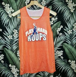 Kids Retro Reversable Play Hard Hoops Tank